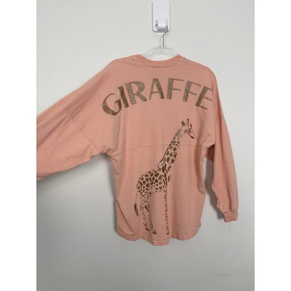 Busch Gardens Spirit Jersey Women’s Small Top Shirt Giraffe Sparkle Glitter - Picture 2 of 10